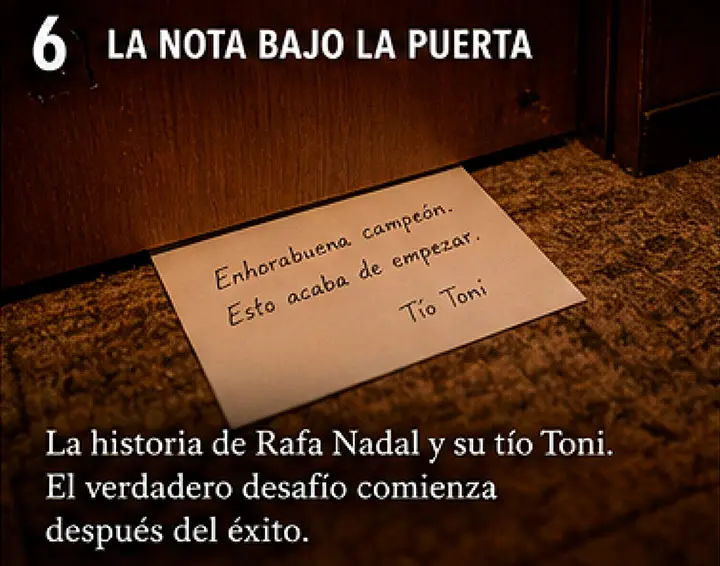 La nota bajo la puerta