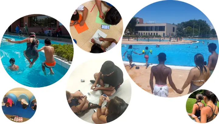 Actividades diversas en el campamento