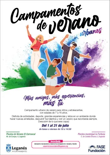 Cartel Campamentos Leganés