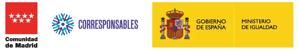 Logo corresponsables y el minsterio de igualdad