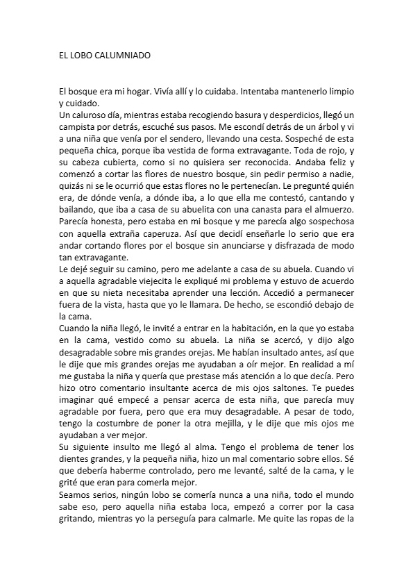 Tema 7 Sesión 1 / cuento El bosque era mi hogar / Marta Gordillo